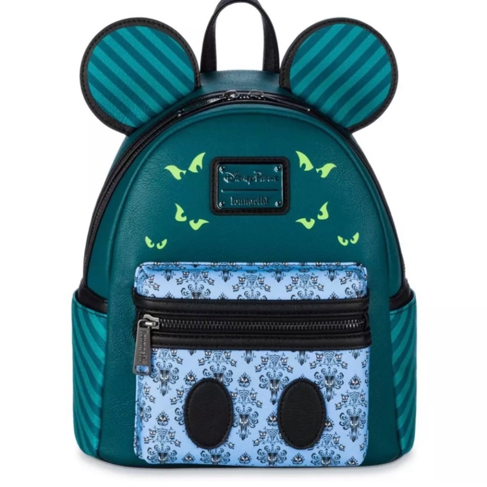 ***SOLD*****Disney Resorts X Loungefly Haunted Mansion backpack Glow In The Dark